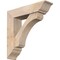 Ekena Millwork Legacy Traditional Smooth Bracket w/ Offset Brace, Douglas Fir, 7 1/2"W x 30"D x 30"H BKT0806X30X30LEC01SDF - alternate 1